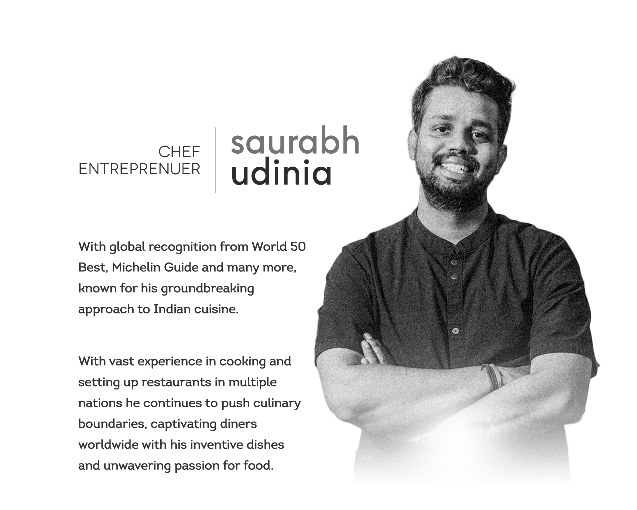 Chef saurabh udinia