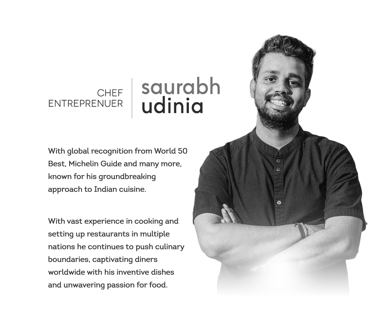 Chef saurabh udinia